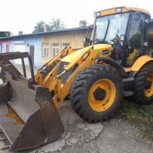 foto JCB 4CX joystick docs backhoe-loader