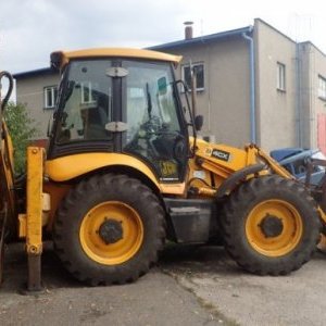 foto JCB 4CX joystick docs backhoe-loader