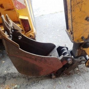 foto JCB 4CX joystick docs backhoe-loader