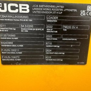 foto 6,2t JCB Telescopic handler