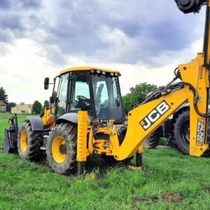 foto newish JCB 4CX Piling backhoe loader+drill 14m