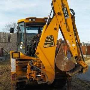 foto JCB 3CX joystick docs backhoe-loader