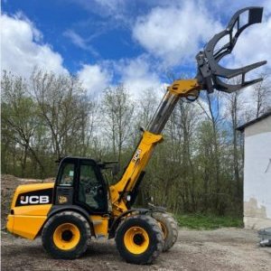 foto 5.2m/3.2t telescopic loader JCB TM310 forks+ (2023!)PLIERS forestry wood