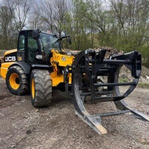 foto 5.2m/3.2t telescopic loader JCB TM310 forks+ (2023!)PLIERS forestry wood